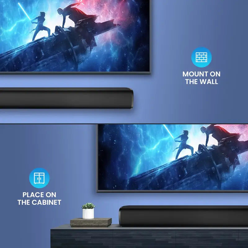 50W Small Sound Bar - TV Soundbar