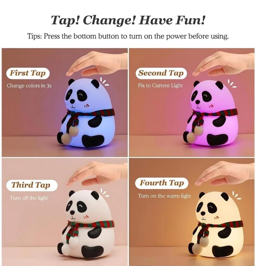 Adorable Panda Night Lamp