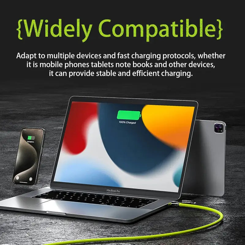 4-in-1 USB-C to Lightning Fast Charging Cable,