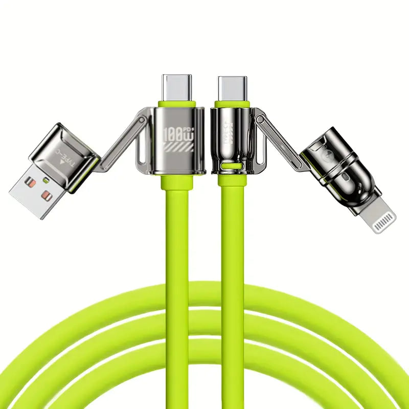 4-in-1 USB-C to Lightning Fast Charging Cable,