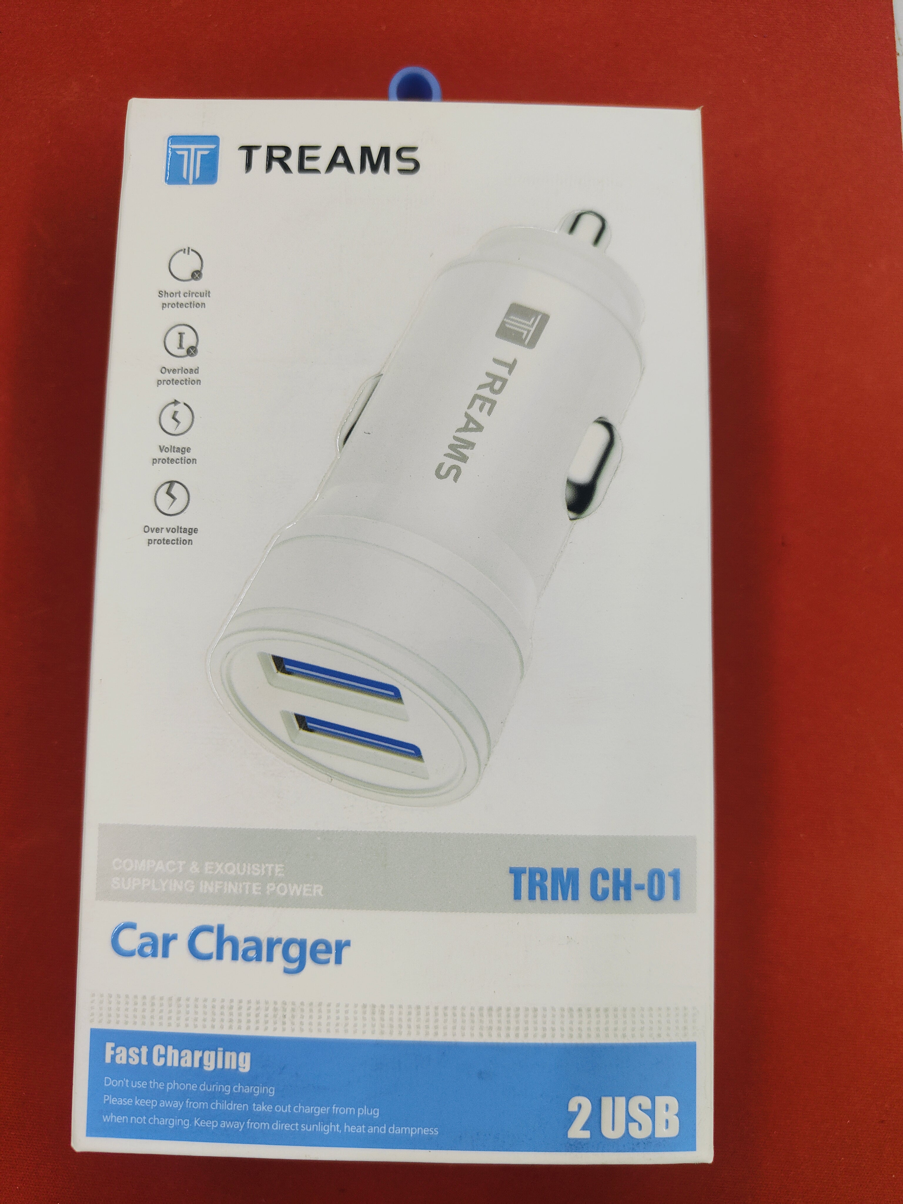 TREAMS TRM CH-01 Dual USB Car Charger
