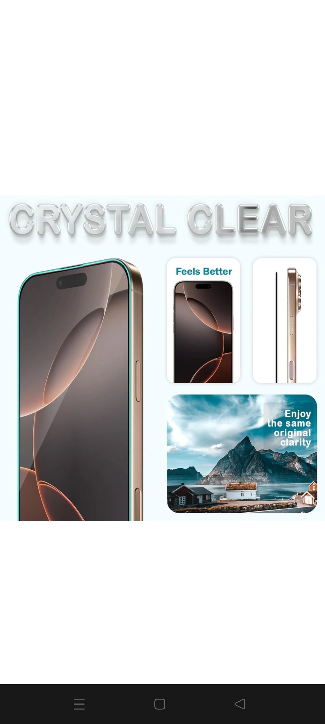IPHONE 17 SCREEN PROTECTOR GLASS