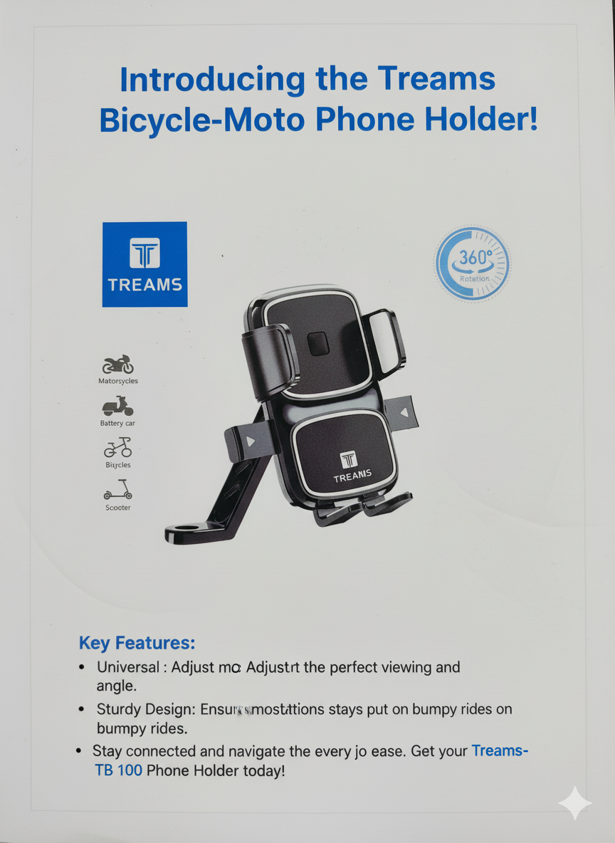Treams TRM ST 1001 Bicycle-Moto Phone Holder